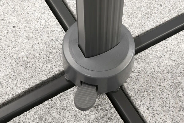 Schneider® SCHNEIDER Rhodos Grande Ampelschirm, Anthrazit, Rund, Ø 400 Cm – Bild 11