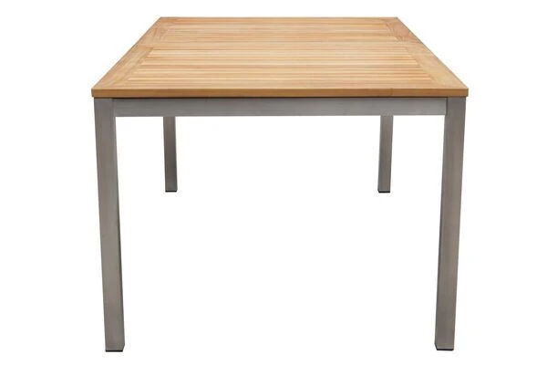 OUTFLEXX Set, Taupe, 180/240 X 100 Cm, Edelstahl/Teak, Ausziehtisch, 4 Stühle Padded, 2 Multipositionssessel – Bild 13