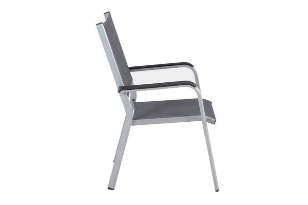 KETTLER Friends Esstischgarnitur, Silber, Alu/Textilene, Tisch 180/240 X 100 Cm, 8 Stapelsessel – Bild 11