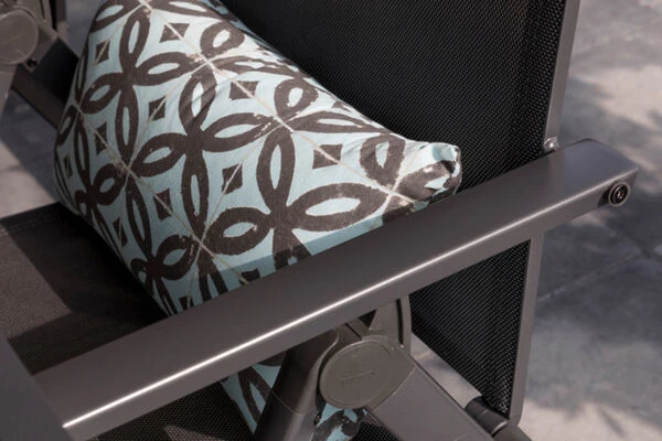 HARTMAN Sondermodell Xanadu / Aruba Sitzgruppe, Xerix/anthrazit, Alu/Glaskeramik, 8 Multipos, 220/280x100cm â Bild 11