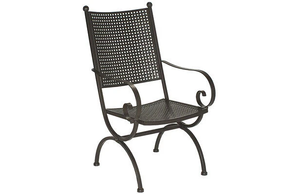 MBM Sessel Romeo Elegance, Marone, Schmiedeeisen Verzinkt, Pulverbeschichtet