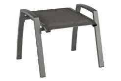 KETTLER Altura Hocker, Anthrazit/anthrazit, Alu/Textilene, 0302103-71000