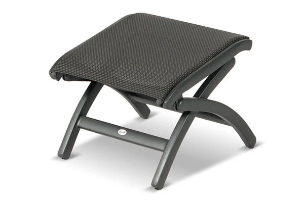 HARTMAN Da Vinci Hocker, Xerix/anthrazit, Alu/Textile, 50x47x42 Cm