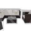 OUTFLEXX Premium Abdeckhauben Set Für Lounge TheBox-A/-D: 1077/ 1713/ 2523/ 16065, Schwarz, Wasserbeständig