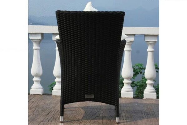 OUTFLEXX 2er Set Sessel, Schwarz, Polyrattan Inkl. Kissen Und Polster – Bild 9