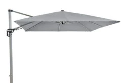 DOPPLER Active Pendelschirm, Hellgrau, Alu/Polyester, 350x260 Cm, Mit Kurbel