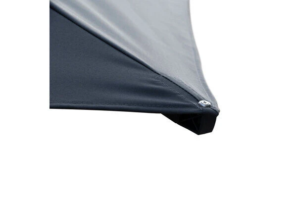 OUTFLEXX Ampelschirm, Anthrazit, Aluminium/Polyester, 300x400cm, Rechteckig – Bild 9