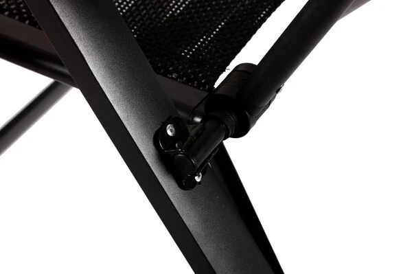 OUTFLEXX Esstischgarnitur, OUTFLEXX® Anthrazit Matt, Alu / HPL / Textil, Tisch 180/280x100cm, 4 Stapelsessel, 2 Multipo – Bild 18