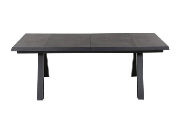 SIENA GARDEN Tirana/Amira Dining Set, Anthrazit/grau, Alu/Gardino®-Geflecht/Keramik, 205-265 X 103 X 76 Cm, Inkl. 8 Diningsessel, Verstellbar – Bild 13