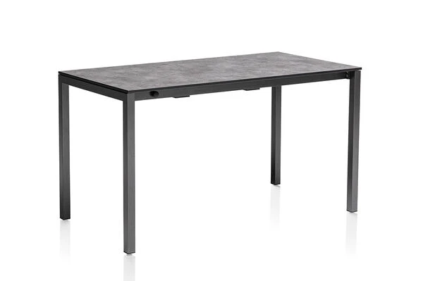 KETTLER Cubic/Basic Plus Padded Esstischgarnitur, Anthrazit, Alu/HPL/Textilene, 140/210x70 Cm, 8 Multipos â Bild 9