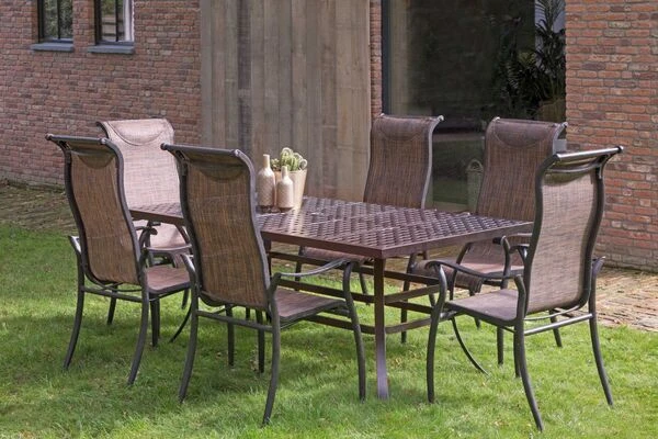 HARTMAN Palermo Stapelsessel, Bronze, Alu-Guss/Textilene – Bild 2