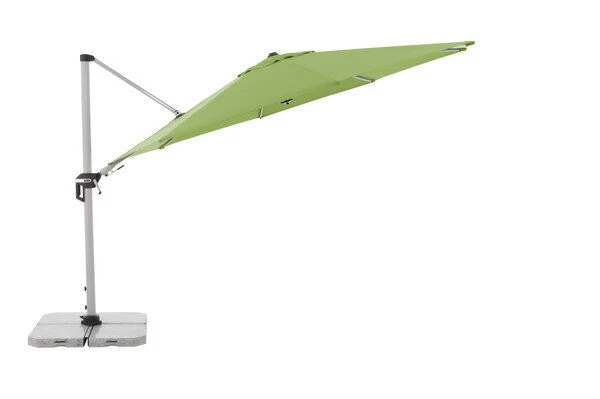 DOPPLER Active Pendelschirm, Fresh Green, Alu/Polyester, 370cmx210 Cm, Mit Kurbel, 360°-drehbar – Bild 2