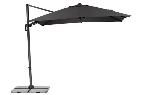 Schneider® SCHNEIDER Rhodos Eco Twist Ampelschirm, Anthrazit, Quadratisch, 270 X 270 Cm – Bild 3