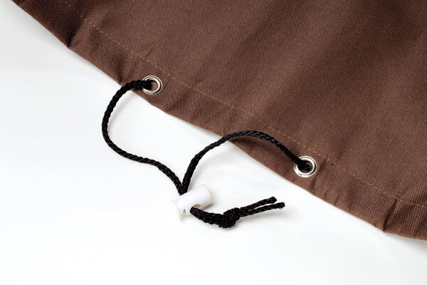 GARVIDA Schutzhülle Für Hollywoodschaukeln, Braun, Polyestergewebe, 215 X 155 X 180 Cm, Mit Zugband – Bild 3