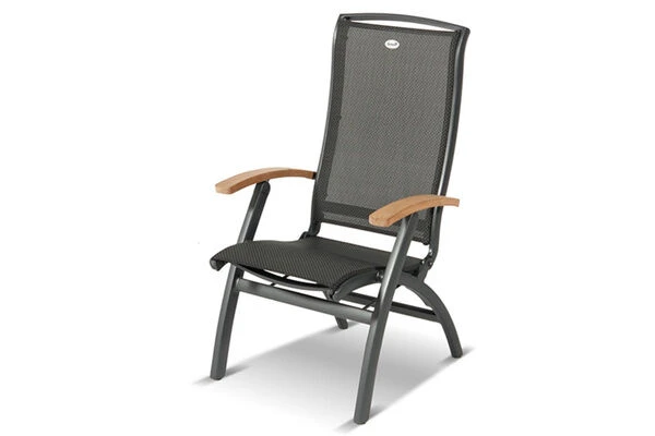 HARTMAN Sondermodell Xanadu/Da Vinci Sitzgruppe, Xerix/anthrazit, Alu/Glaskeramik, 6 Multipos, 220/280x100cm – Bild 3