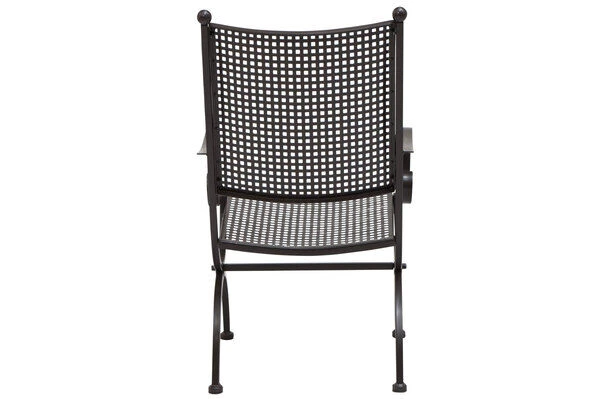 MBM Sessel Romeo Elegance, Marone, Schmiedeeisen Verzinkt, Pulverbeschichtet – Bild 4