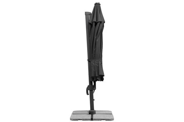 Schneider® SCHNEIDER Rhodos Grande Ampelschirm, Anthrazit, Rund, Ø 400 Cm – Bild 4