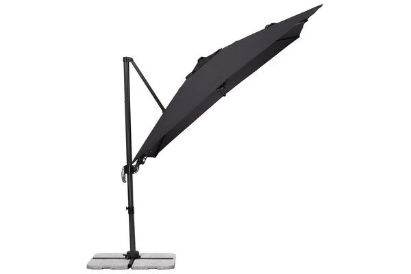 Schneider® SCHNEIDER Rhodos Eco Twist Ampelschirm, Anthrazit, Quadratisch, 270 X 270 Cm – Bild 6