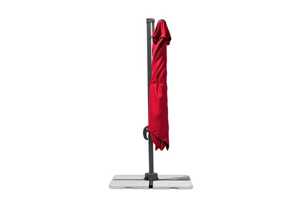Schneider® SCHNEIDER Rhodos Junior Ampelschirm, Rot, 270x270 Cm, Quadratisch – Bild 6