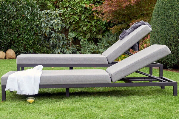 HARTMAN Eva Loungeliege, Flanelle, Sunbrella, 195 X 70 X 31 Cm, Rückenlehne Verstellbar – Bild 7