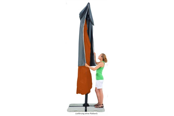 Schneider® SCHNEIDER Rhodos Ampelschirm, Terracotta, Quadratisch, 300 X 300 Cm – Bild 7