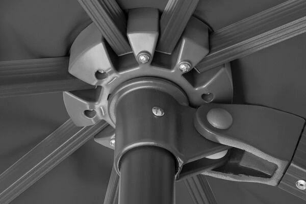 Schneider® SCHNEIDER Rhodos Grande Ampelschirm, Anthrazit, Rund, Ø 400 Cm – Bild 8