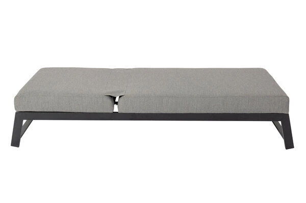 OUTFLEXX Allure Sonnenliege, Flanelle, Alu/Sunbrella, 211 X 74 X 44,5 Cm, Verstellbare Kopfstütze – Bild 8