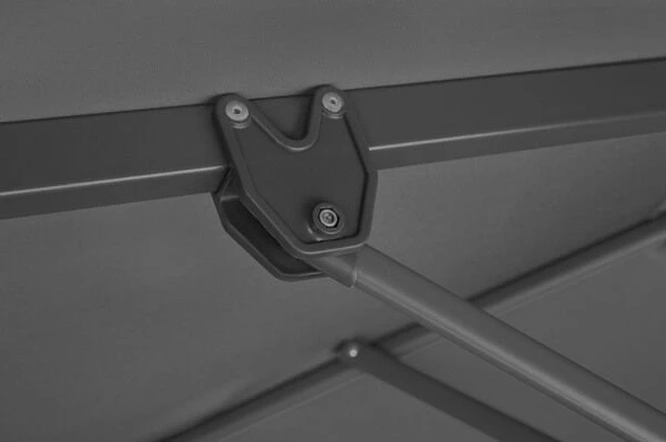 Schneider® SCHNEIDER Rhodos Junior Ampelschirm, Anthrazit, Rund, Ø 300 Cm – Bild 8