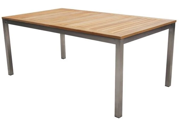 OUTFLEXX Set, Taupe, 180/240 X 100 Cm, Edelstahl/Teak, Ausziehtisch, 4 Stühle Padded, 2 Multipositionssessel – Bild 10