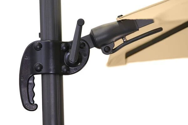 Schneider® SCHNEIDER Rhodos Eco Twist Ampelschirm, Natur, Quadratisch, 270 X 270 Cm – Bild 9