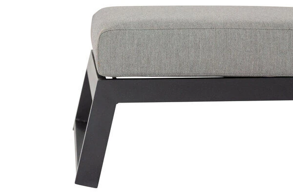 OUTFLEXX Allure Sonnenliege, Flanelle, Alu/Sunbrella, 211 X 74 X 44,5 Cm, Verstellbare Kopfstütze – Bild 9